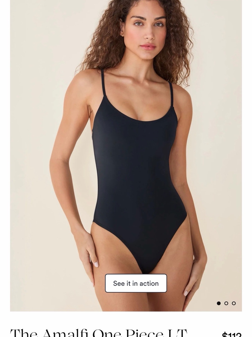 The Amalfi One Piece Medium Tall Swim NWT